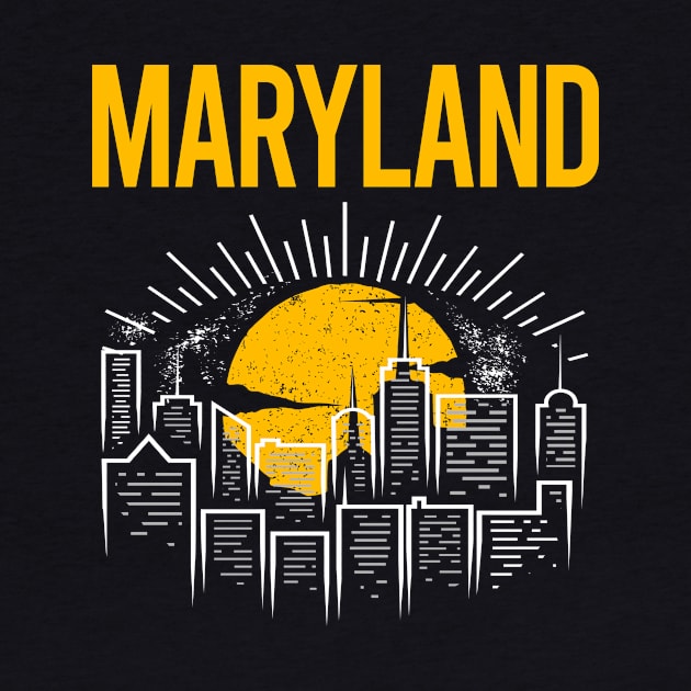 Yellow Moon Maryland by flaskoverhand